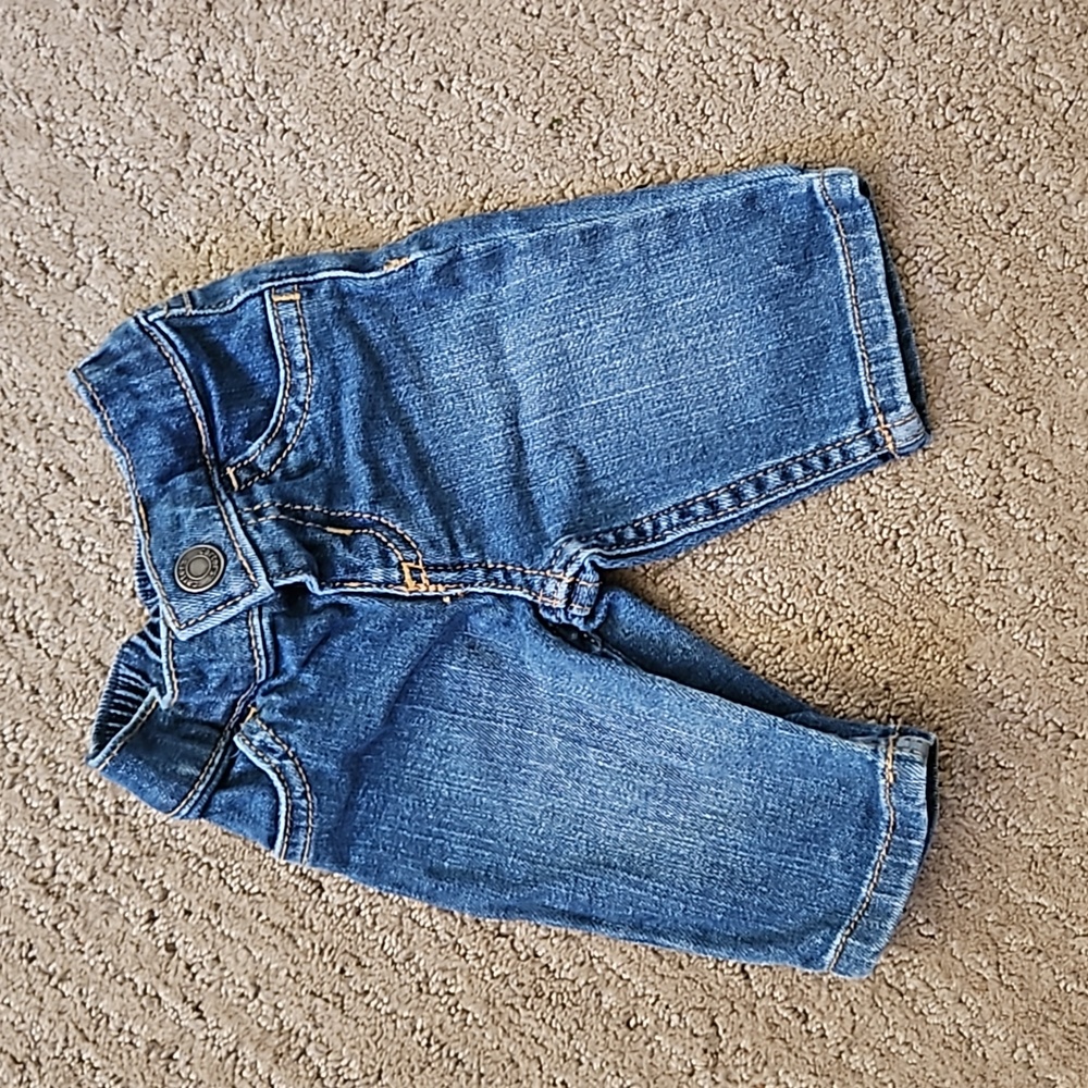 Carters newborn blue jeans